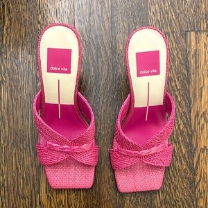 Dolce Vita Fuchsia Heeled Sandals